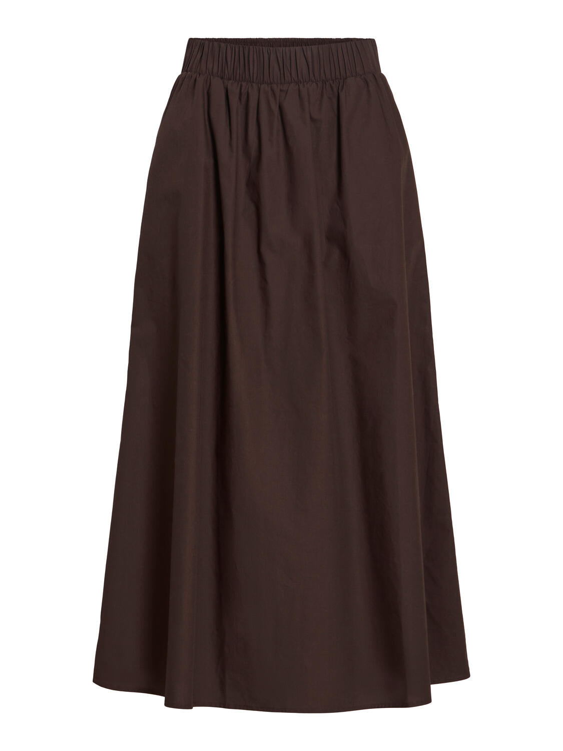 Visophie midi nederdel – Coffee Bean